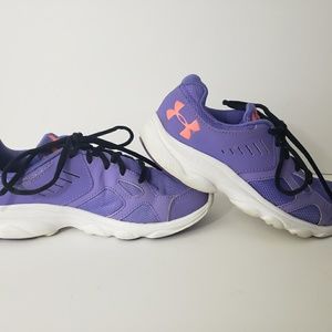 Under Armour purple and pink sneakers